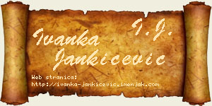 Ivanka Jankićević vizit kartica